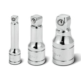 3 Piece 2 in. Socket Extension Bar Set - Wobble Tip