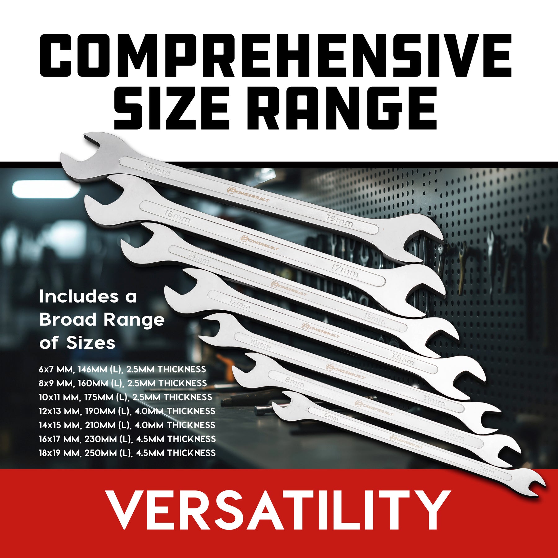 7PC METRIC ULTRA THIN WRENCH SET