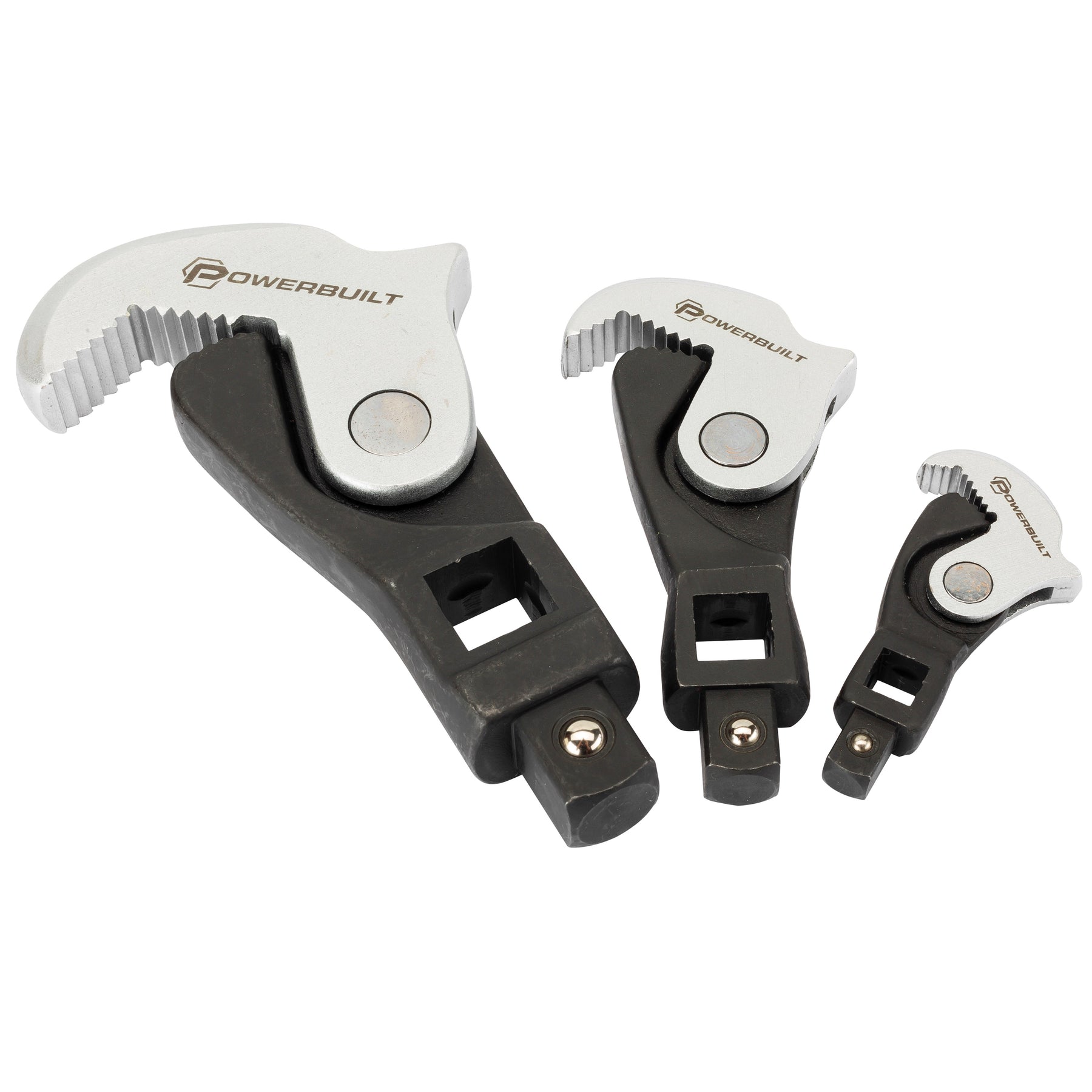 3 Piece Spring Crowfoot Wrench Set