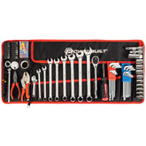 102 Piece Motorcycle Tool Kit with Roll Pouch