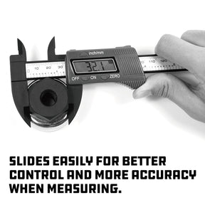 6" Carbon Fiber Composite Digital Calipers