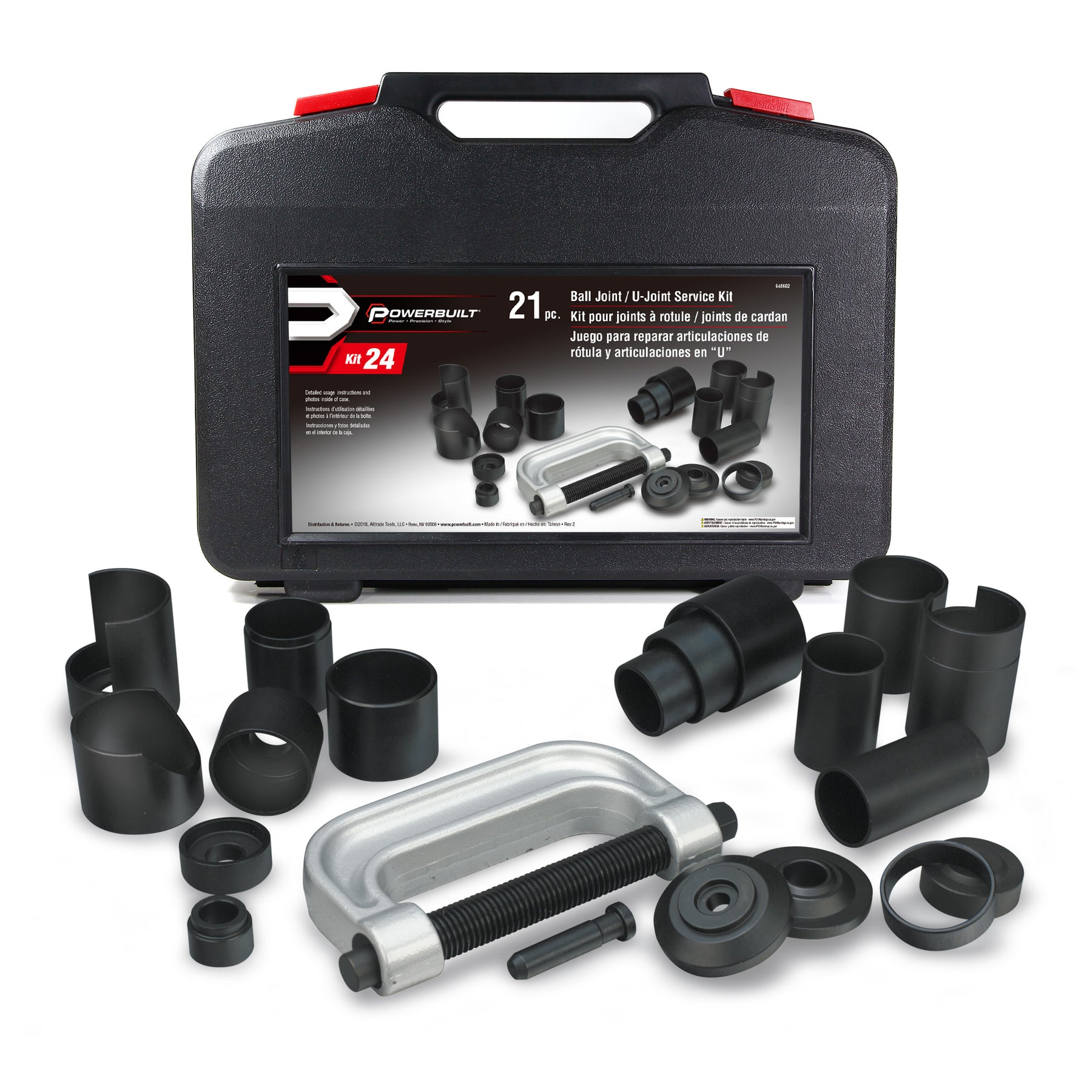 21 Piece Ball Joint & U Joint Service Kit