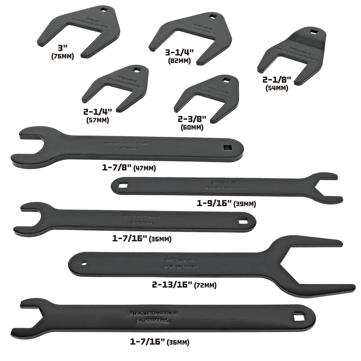 10 Piece Fan Clutch Wrench Master Set