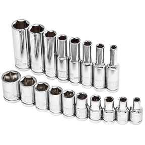 18 Piece 1/4 in. Dr. SAE Socket Set