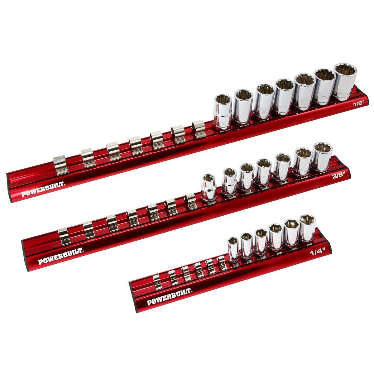 3 Piece Magnetic Socket Rail Set