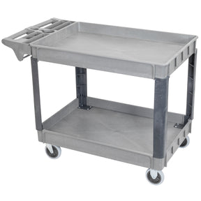 46 Inch x 26 Inch Utility Service Cart with 36 Inch x 24 Inch Tray