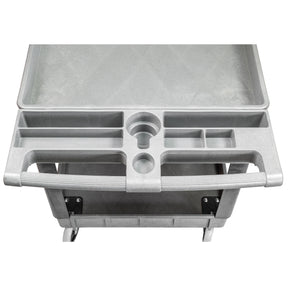 46 Inch x 26 Inch Utility Service Cart with 36 Inch x 24 Inch Tray