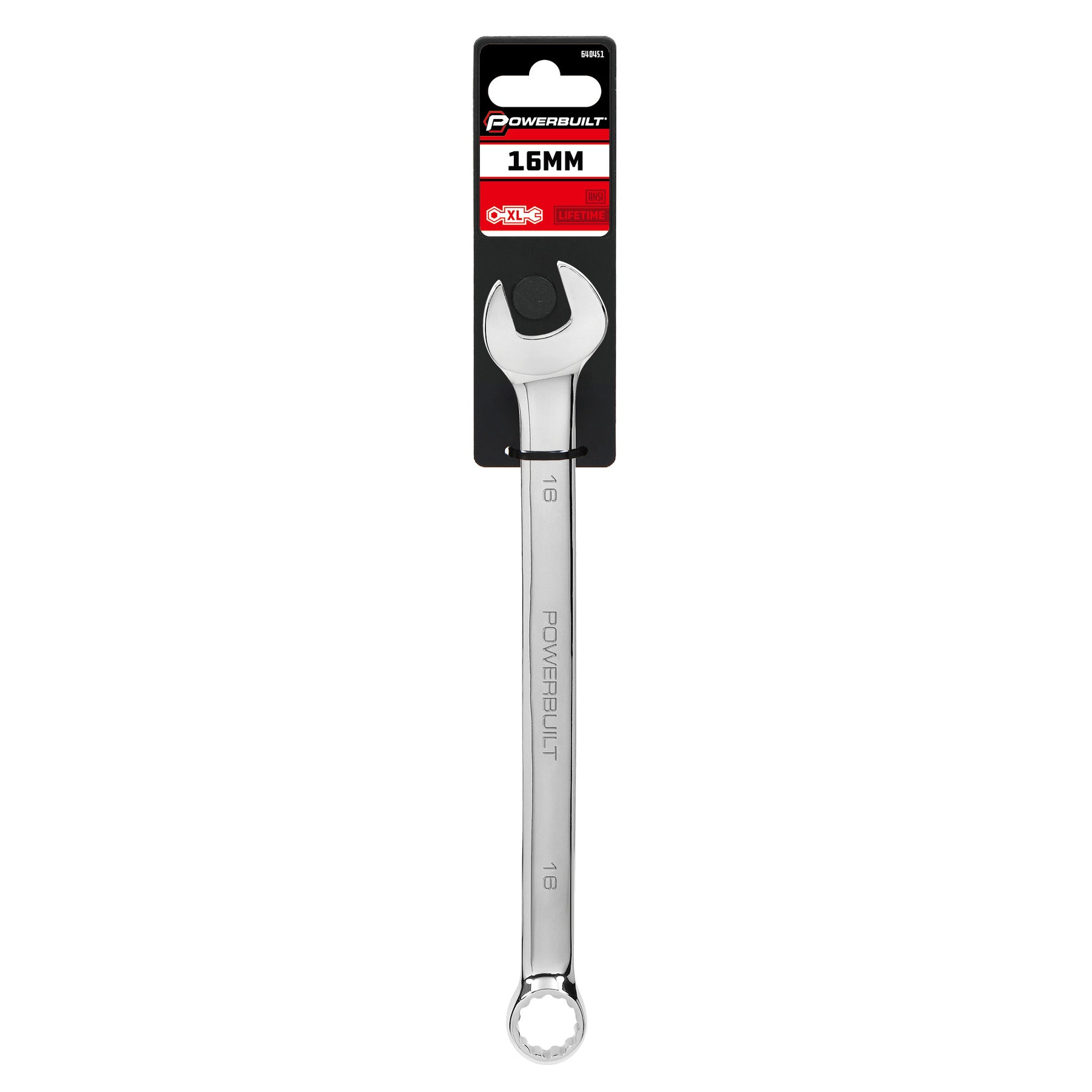 16 MM Fully Polished Long Pattern Metric Combination Wrench