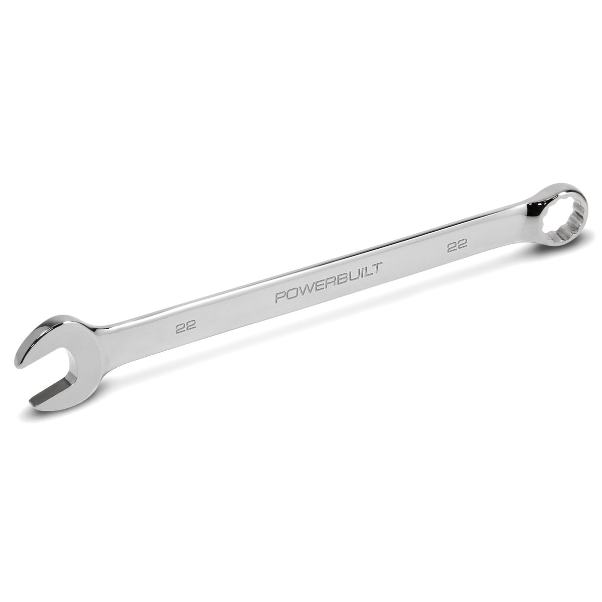 22 MM Fully Polished Long Pattern Metric Combination Wrench