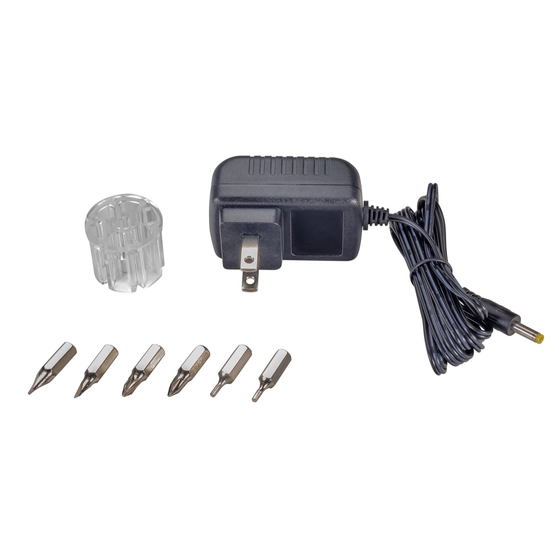 4V Lithium Ion Cordless Screwdriver with Revolving Bit Magazine