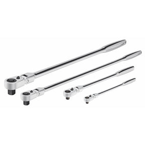 4 Piece Pro Tech Flex Head Long Reach Ratchet Set