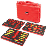 50 Piece VDE Insulated Electrician's Tool Set