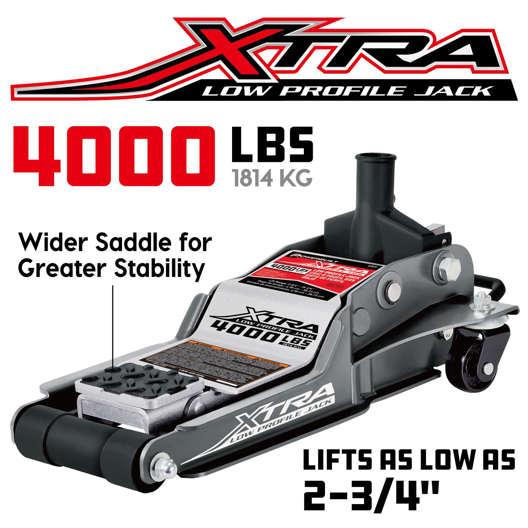 2 Ton Extra Low Profile Floor Jack