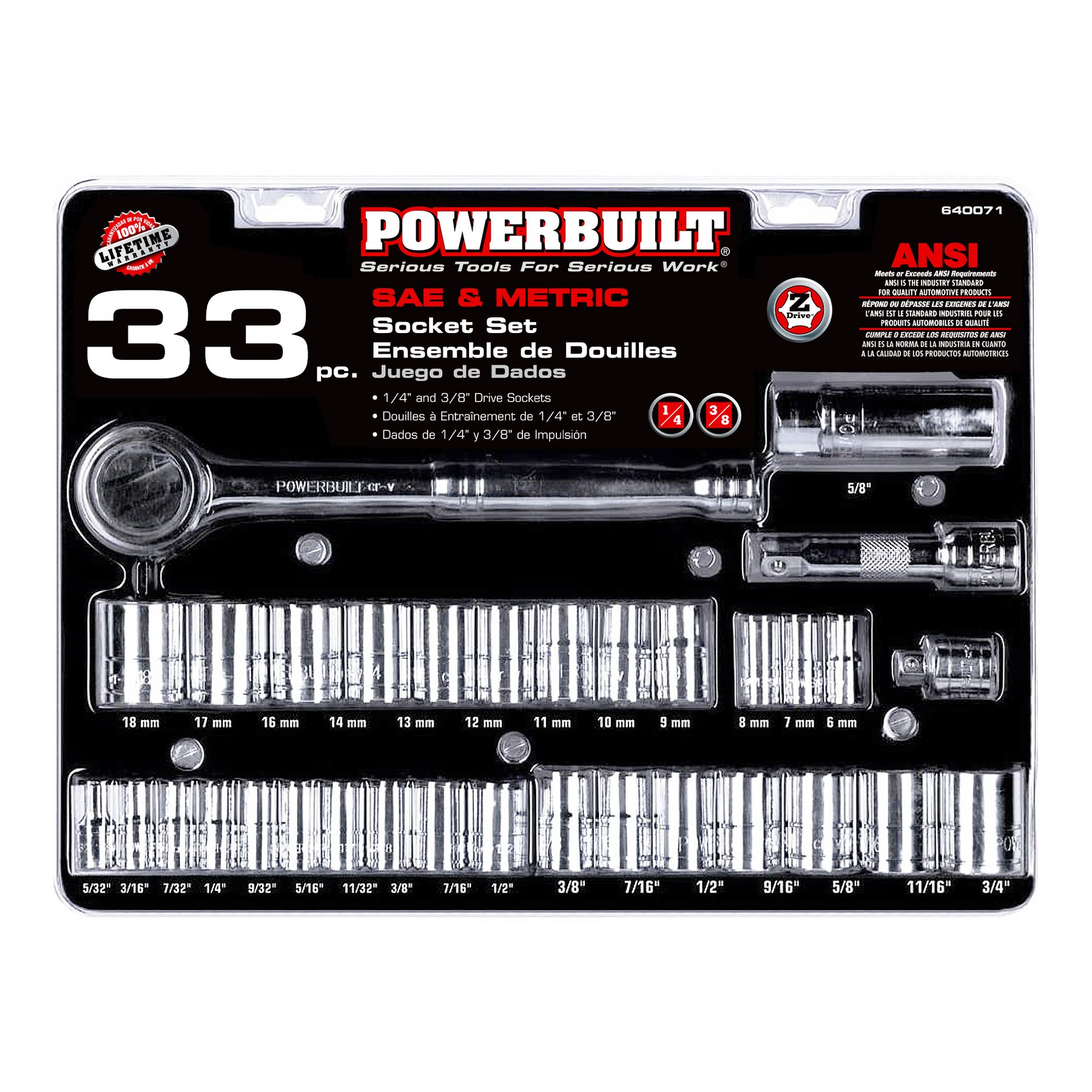 33 Piece Socket Set