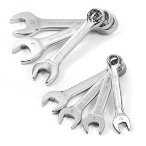 7 Piece Metric Stubby Combination Wrench Set