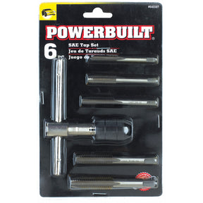 Powerbuilt 6 Piece SAE Tap Set - 640587