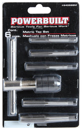 Powerbuilt 6 pc Metric Tap Set - 640588M