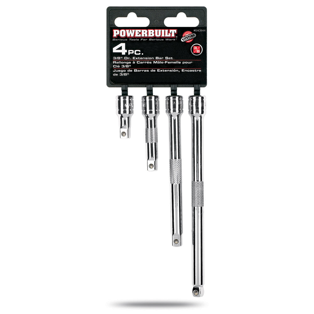 4 Piece 3/8 in. Dr. Socket Extension Bar Set