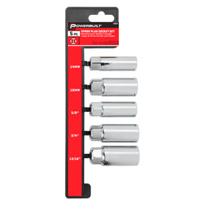 5 Piece 3/8 in. Dr. Spark Plug Socket Set