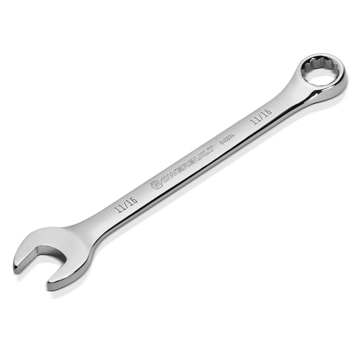 11/16 Inch Fully Polished SAE Combination Wrench