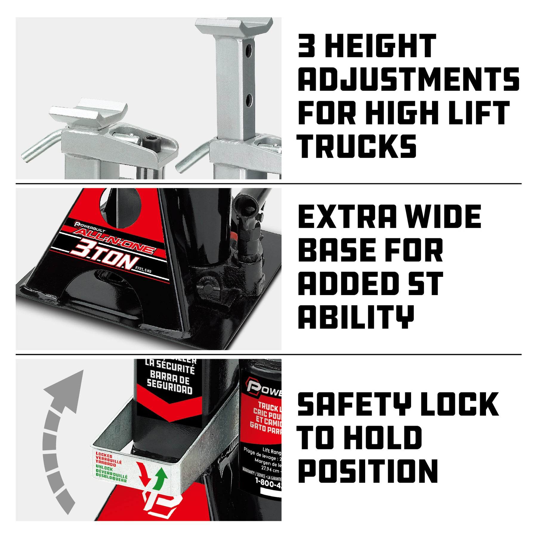 3 Ton All-in-One Jackstand/Bottle Jack