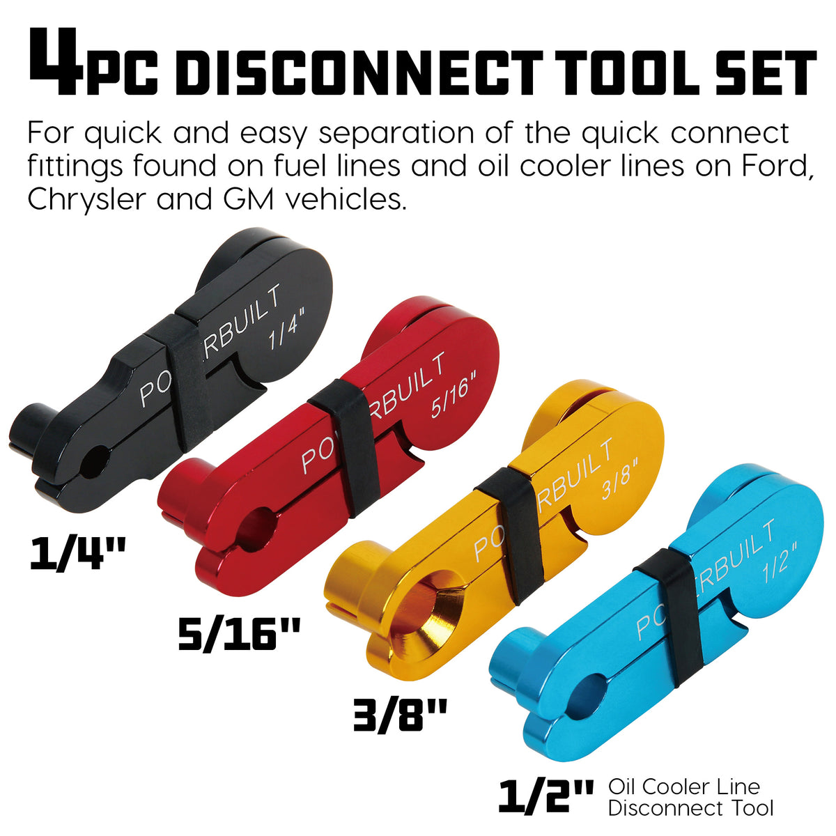 4 Piece Disconnect Tool Set