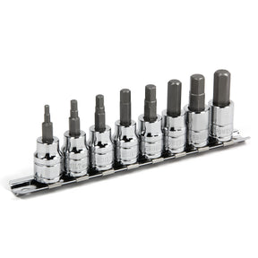 8 Piece 3/8 Inch Drive Metric Hex Bit Socket Set