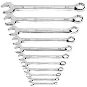 11 Piece SAE Combination Wrench Set