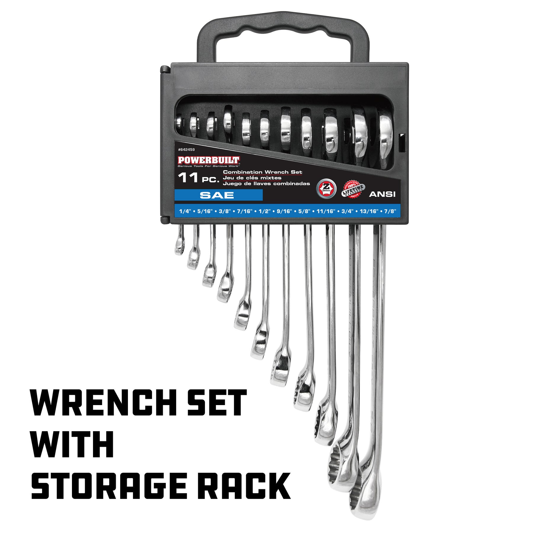 11 Piece SAE Combination Wrench Set