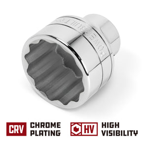 3/4 Inch Drive x 55 MM 12 Point Shallow Socket