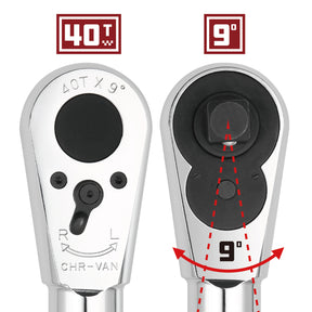 3/4 in. Dr. 40 Tooth Quick Release Ratchet