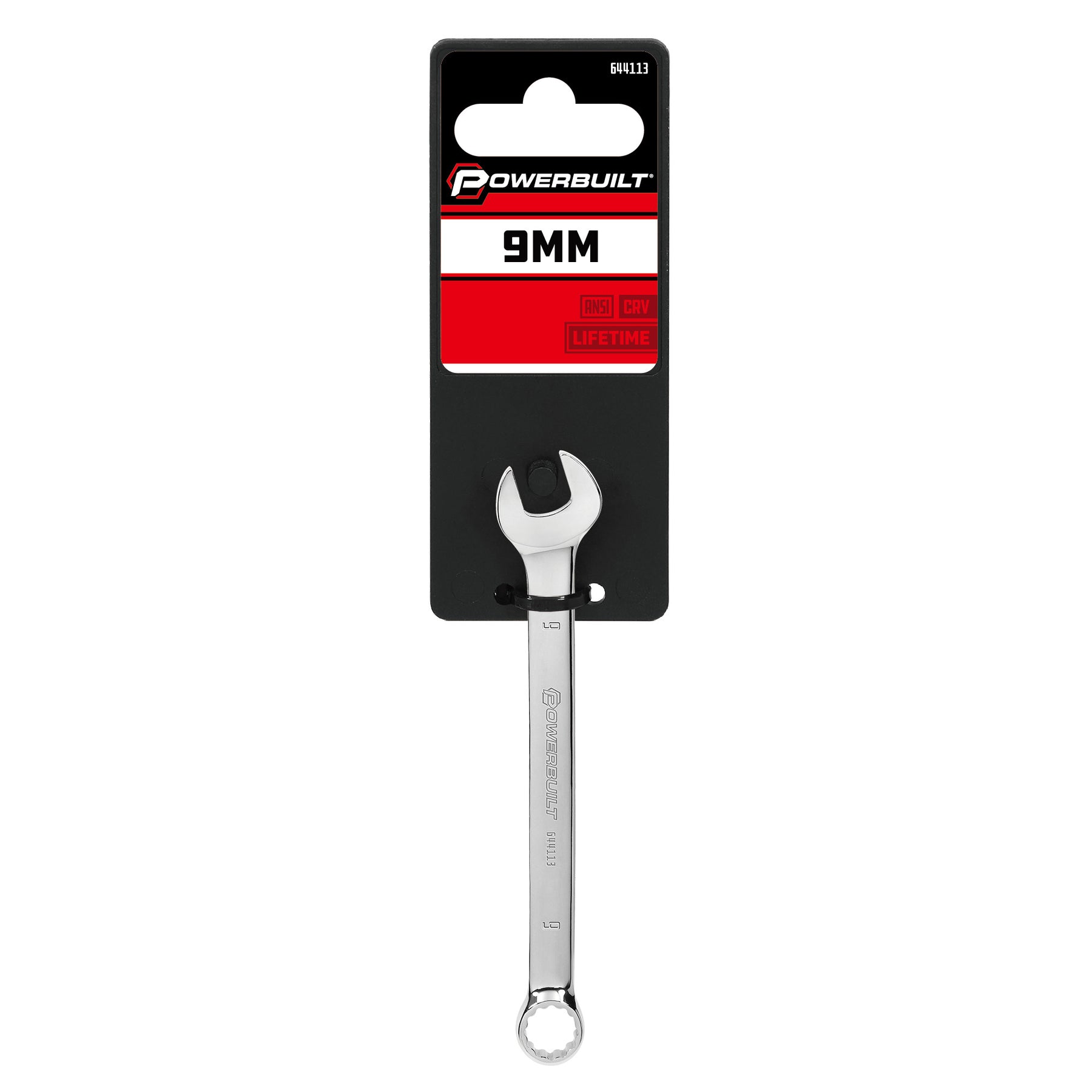 9 MM Fully Polished Metric Combination Wrench