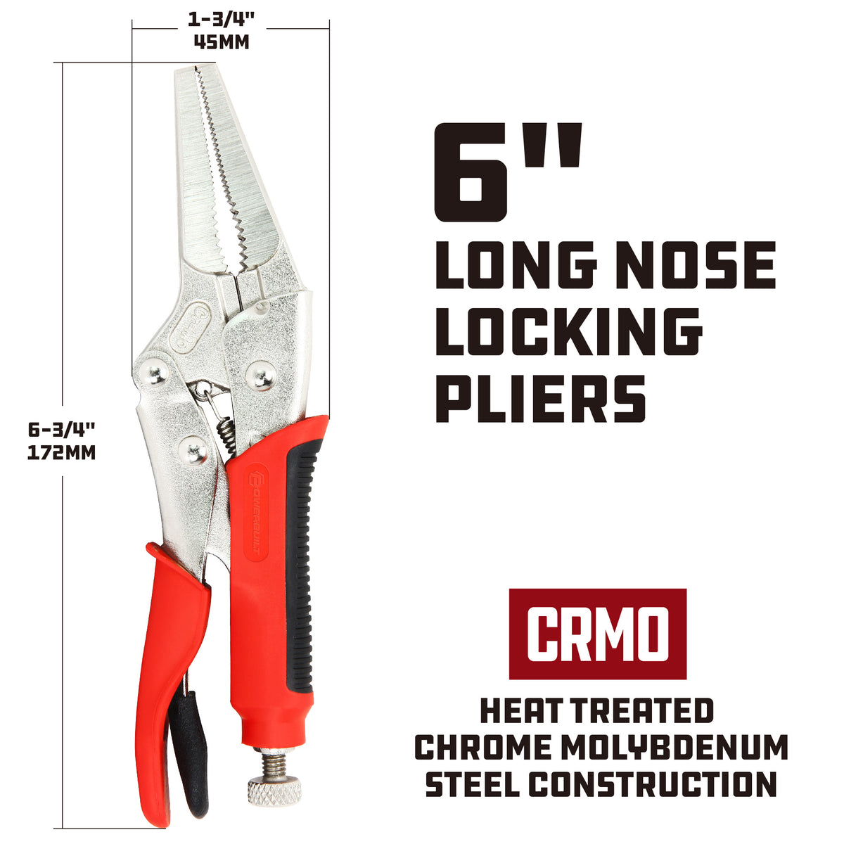 6 in. Long Nose Locking Pliers