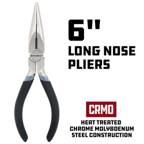 6 in. Pro Tech Long Nose Pliers