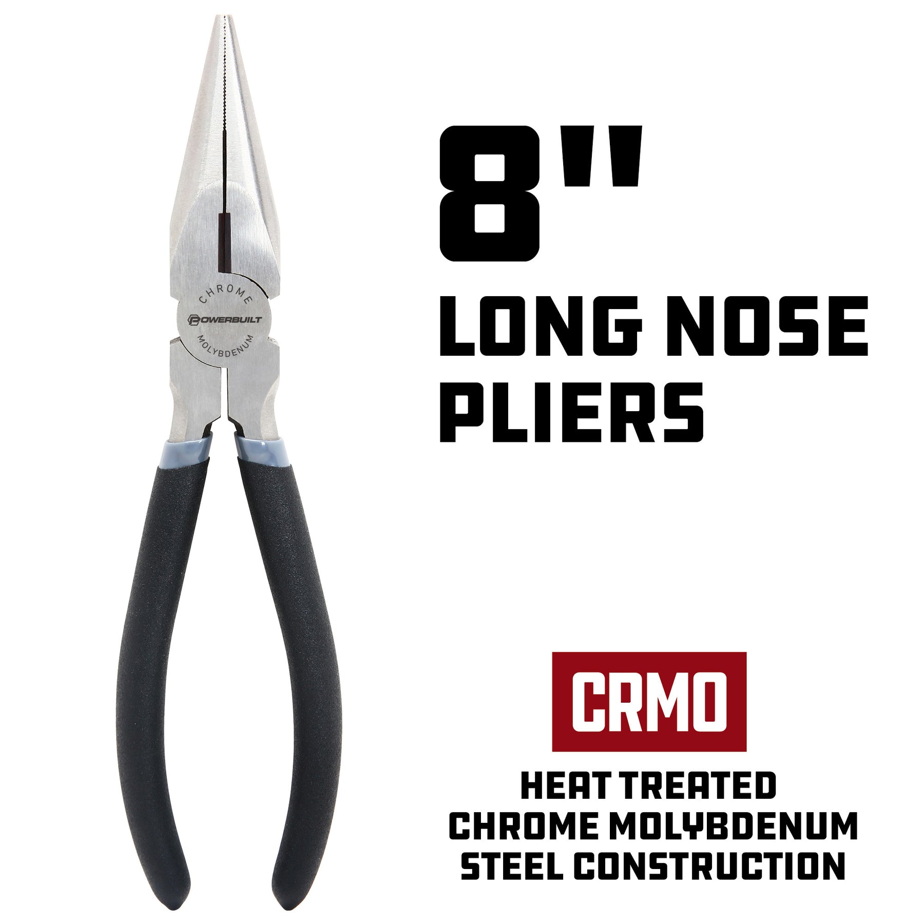 8 in. Pro Tech Long Nose Pliers