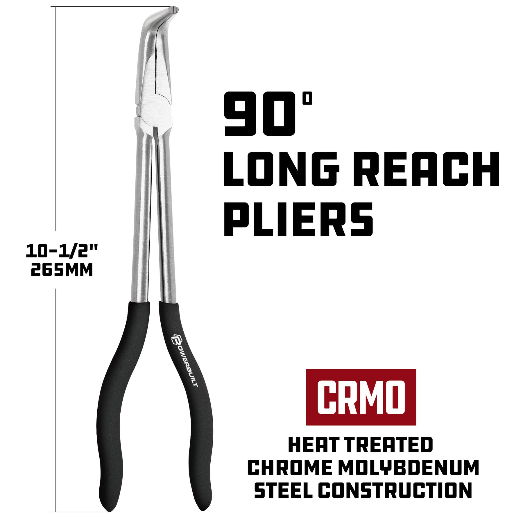 11 in. Pro Tech Long Reach 90 Degree Nose Pliers