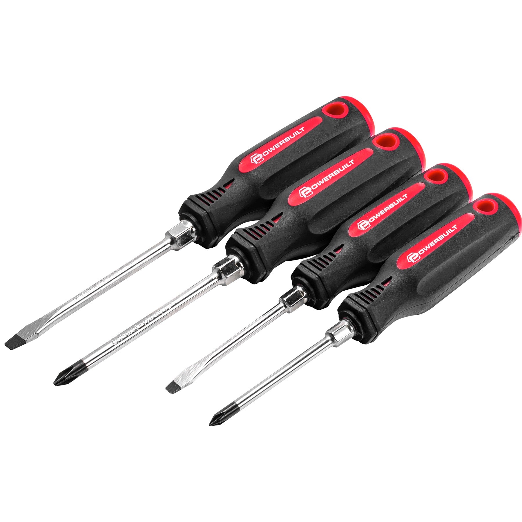 4 Piece Cushion Grip Screwdriver Set