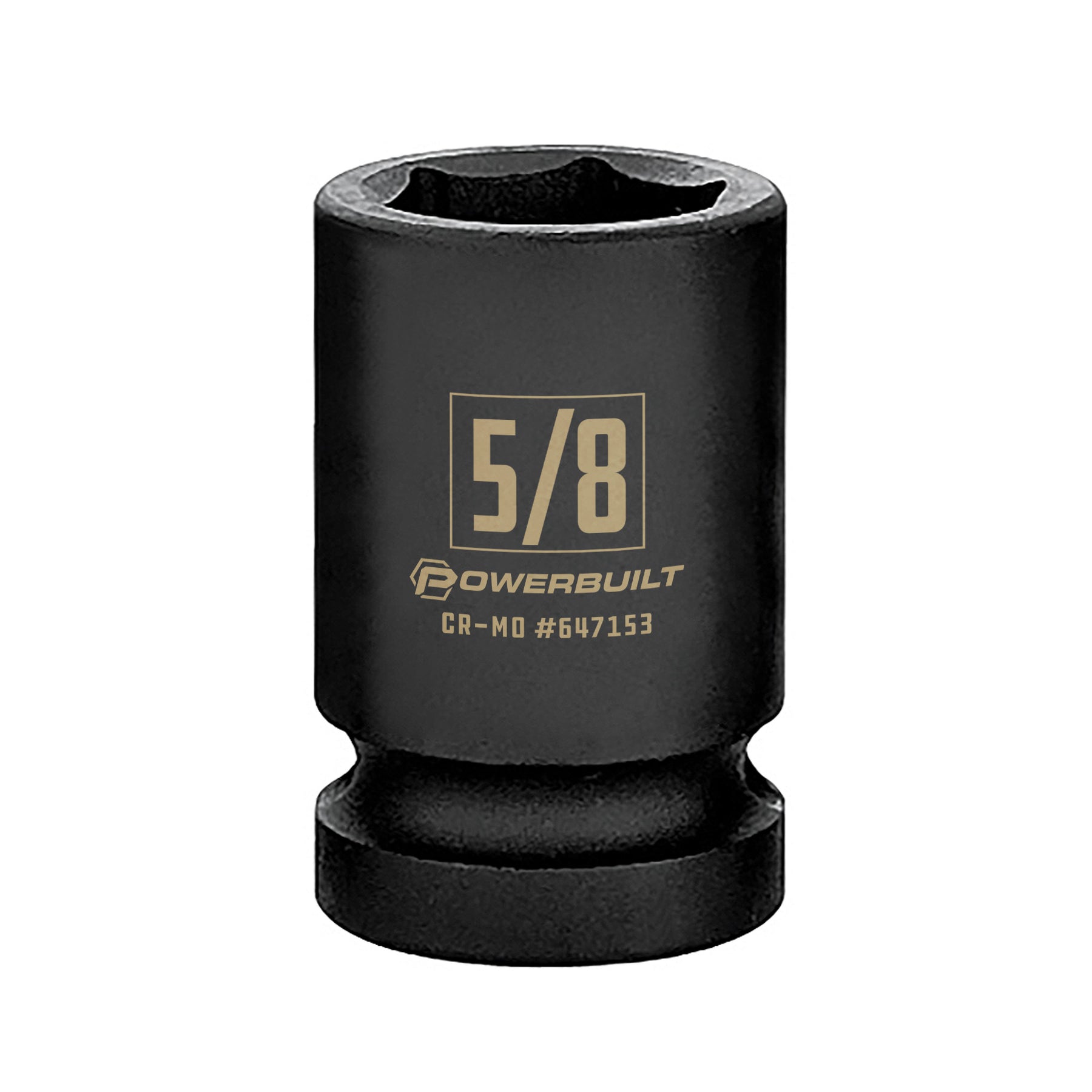 1/2 Inch Drive x 5/8 Inch  6 Point Impact Socket