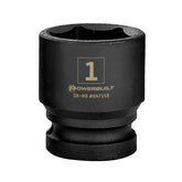 1/2 Inch Drive x 1 Inch  6 Point Impact Socket