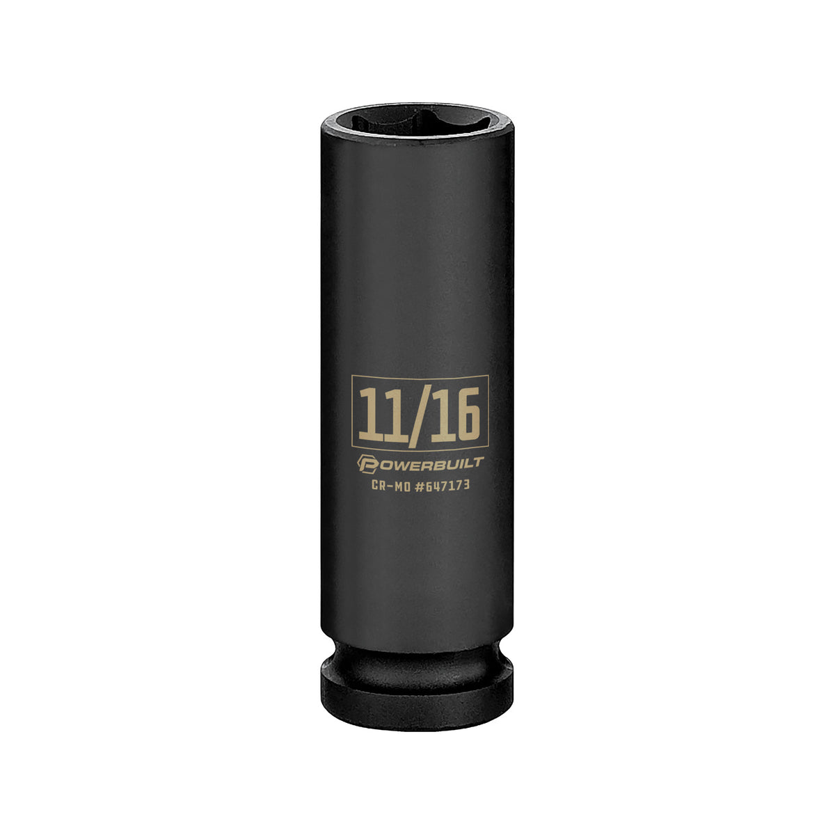 1/2 Inch Drive x 11/16 Inch  6 Point Deep Impact Socket