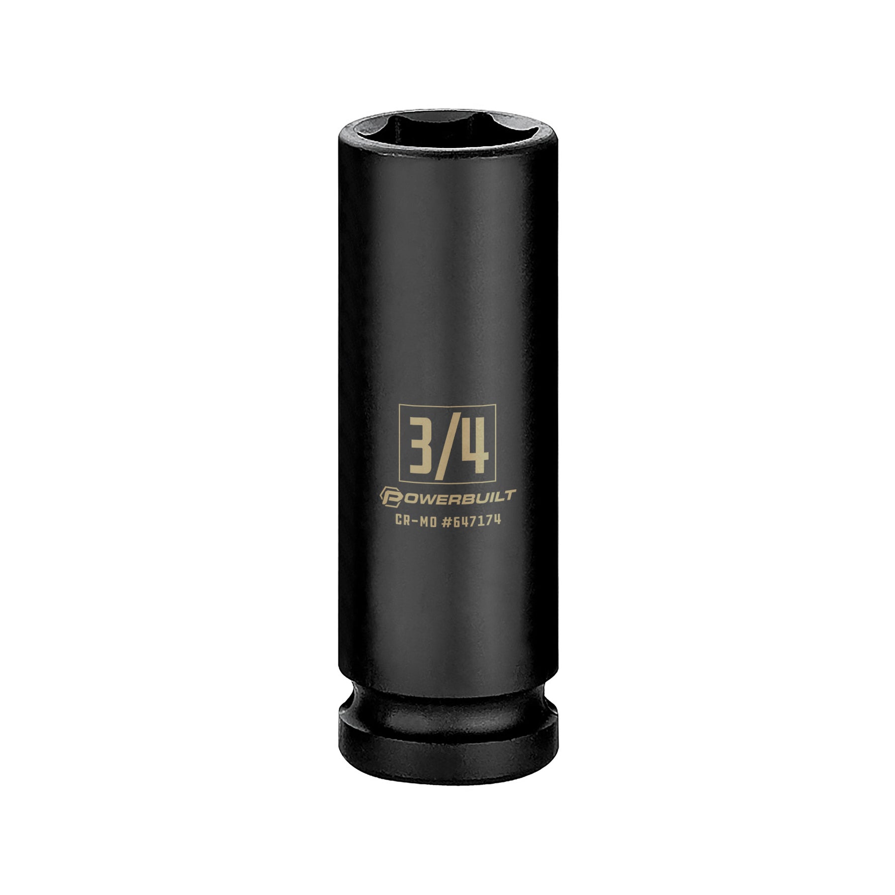 1/2 Inch Drive x 3/4 Inch  6 Point Deep Impact Socket