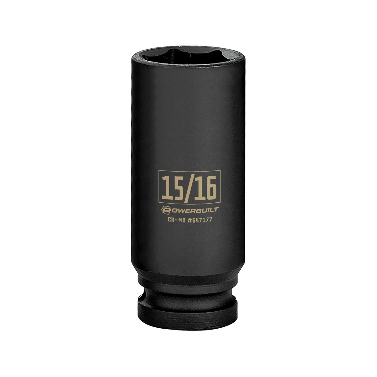 1/2 Inch Drive x 15/16 Inch 6 Point Deep Impact Socket