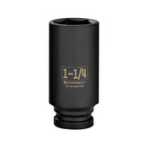 1/2 Inch Drive x 1-1/4 Inch  6 Point Deep Impact Socket