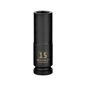 1/2 Inch Drive x 15 MM 6 Point Deep Impact Socket