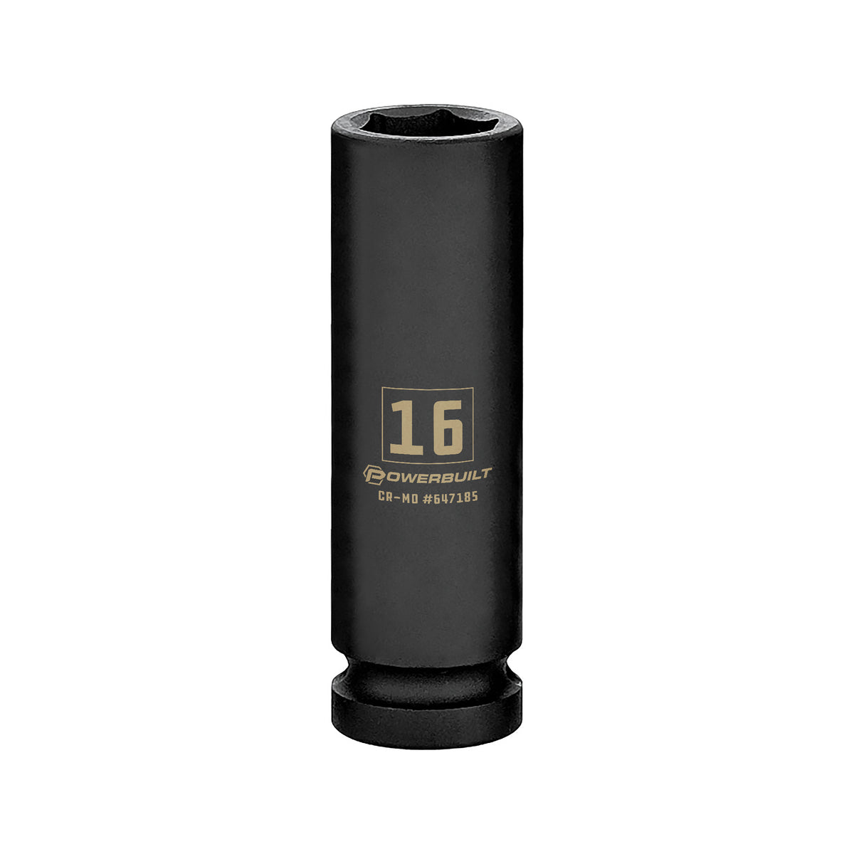 1/2 Inch Drive x 16 MM 6 Point Deep Impact Socket