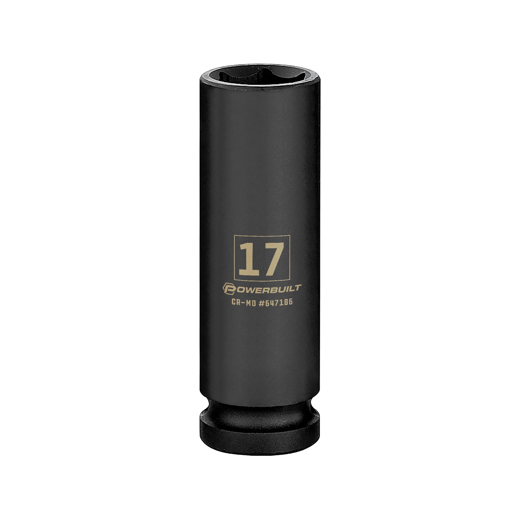 1/2 Inch Drive x 17 MM 6 Point Deep Impact Socket