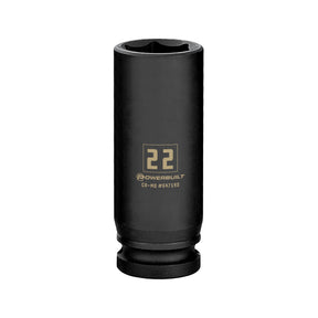 1/2 Inch Drive x 22 MM 6 Point Deep Impact Socket