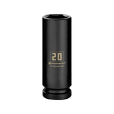 1/2 Inch Drive x 20 MM 6 Point Deep Impact Socket