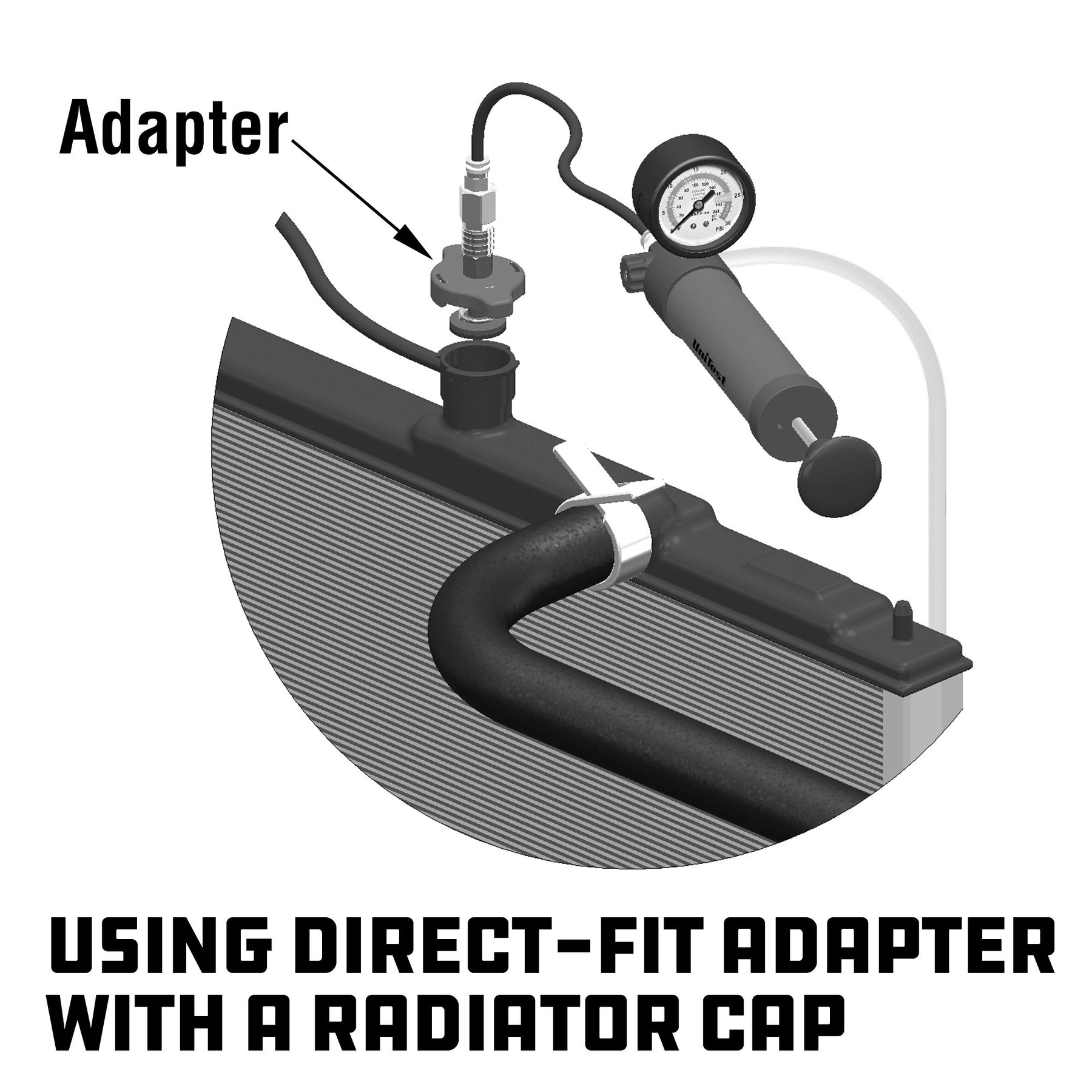 Cooling System Pressure-Testing Pump Kit