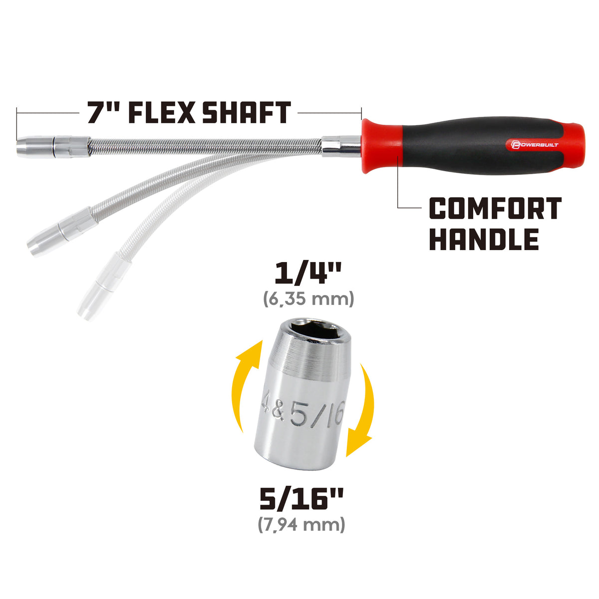 Flexible Hose Clamp Nut Driver